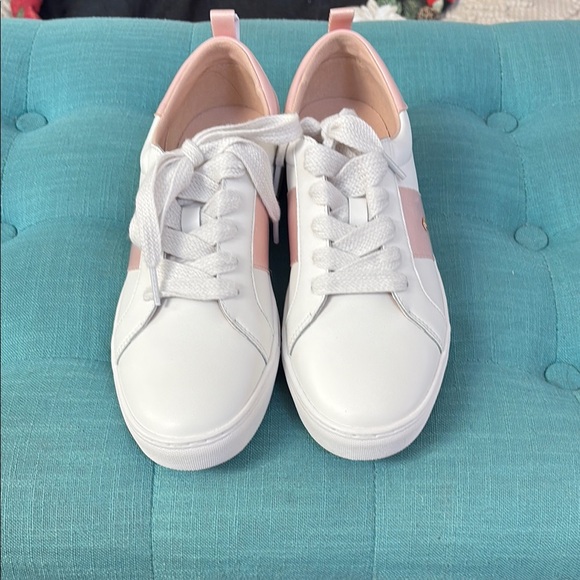 kate spade White and Pink Sneakers size 9.5 NEW - Picture 3 of 6